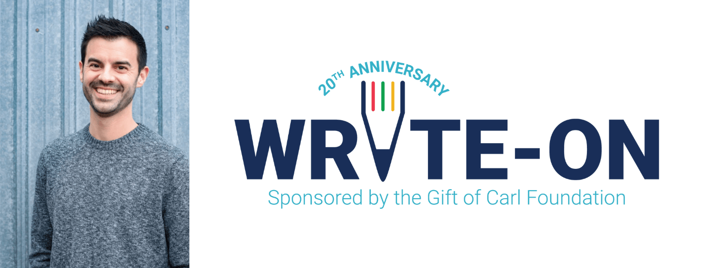 Michael Leali and Write-On logo.